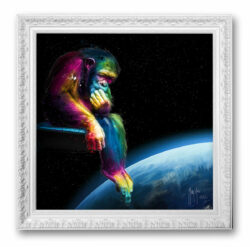 why - peinture tableau oeuvre toile artiste contemporain couleur