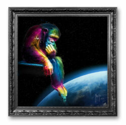 why - peinture tableau oeuvre toile artiste contemporain couleur