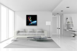 why - peinture tableau oeuvre toile artiste contemporain couleur