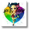 Betty Boop White  – ALU DIBOND