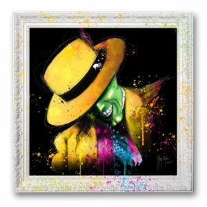 Peinture de the mask jim carrey par Murciano