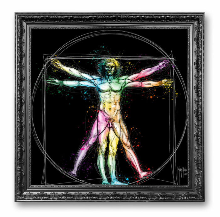 le secret de leonard tableau peinture toile oeuvre artiste contemporain po art