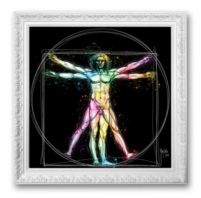 le secret de leonard tableau peinture toile oeuvre artiste contemporain po art