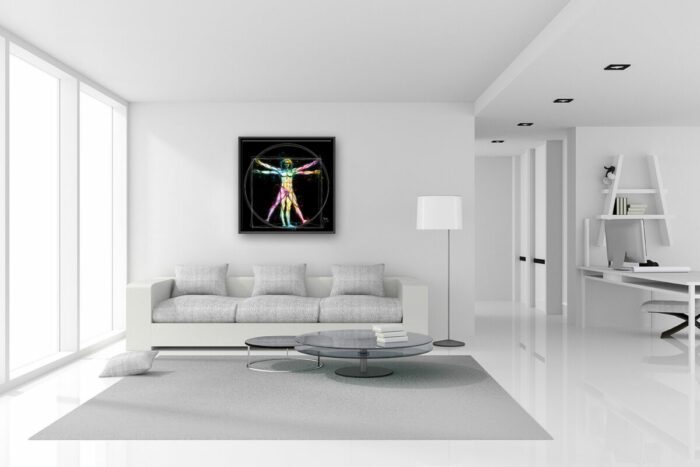le secret de leonard tableau peinture toile oeuvre artiste contemporain po art