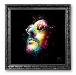 Léon portrait jean réno peinture tableau toile