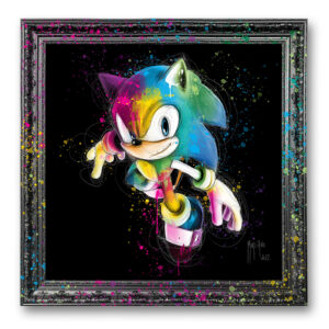 SONIC peinture artiste toile oeuvre montpellier poster tableau