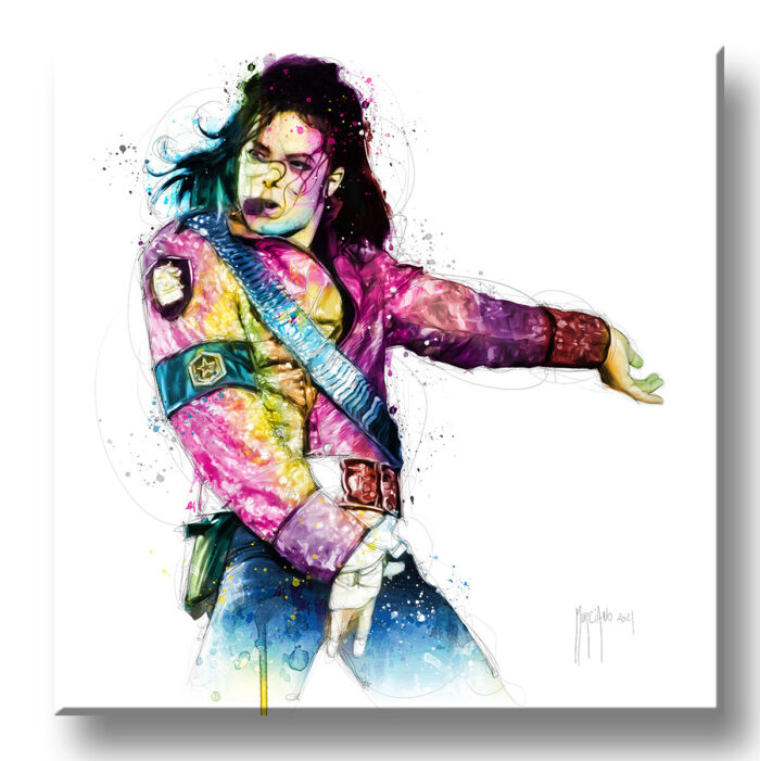 MICHAEL jackson bad tour toile officielle artiste peintre peinture oeuvre
