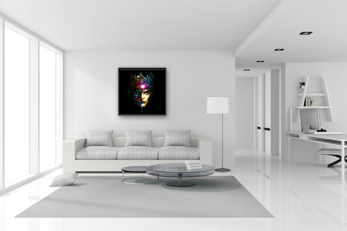 Michael jackson toile artiste peintre King of pop officiel