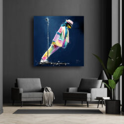 smooth criminal michael jackson toile peinture artiste oeuvre officielle