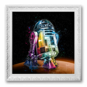 R2D2 - Toile oeuvre peinture star wars poster