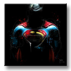 Man of steel poster marvel toile peinture oeuvre art montpellier