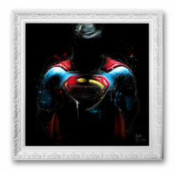 Man of steel poster marvel toile peinture oeuvre art montpellier