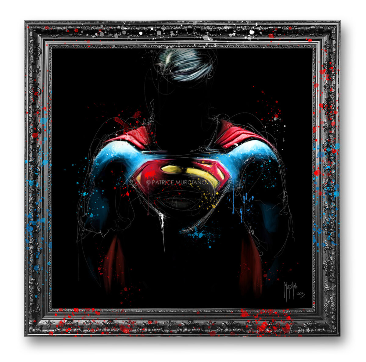 Poster - Super Baby Batman - 30x30cm - Galerie d'Art Murciano