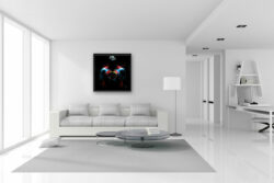 Man of steel poster marvel toile peinture oeuvre art montpellier