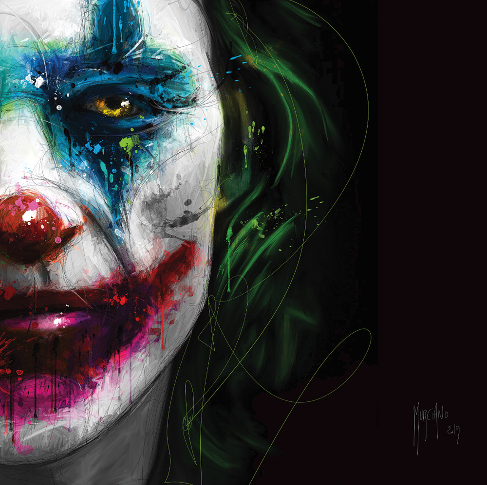 Poster Luxury art print – The Joker – 30x30cm