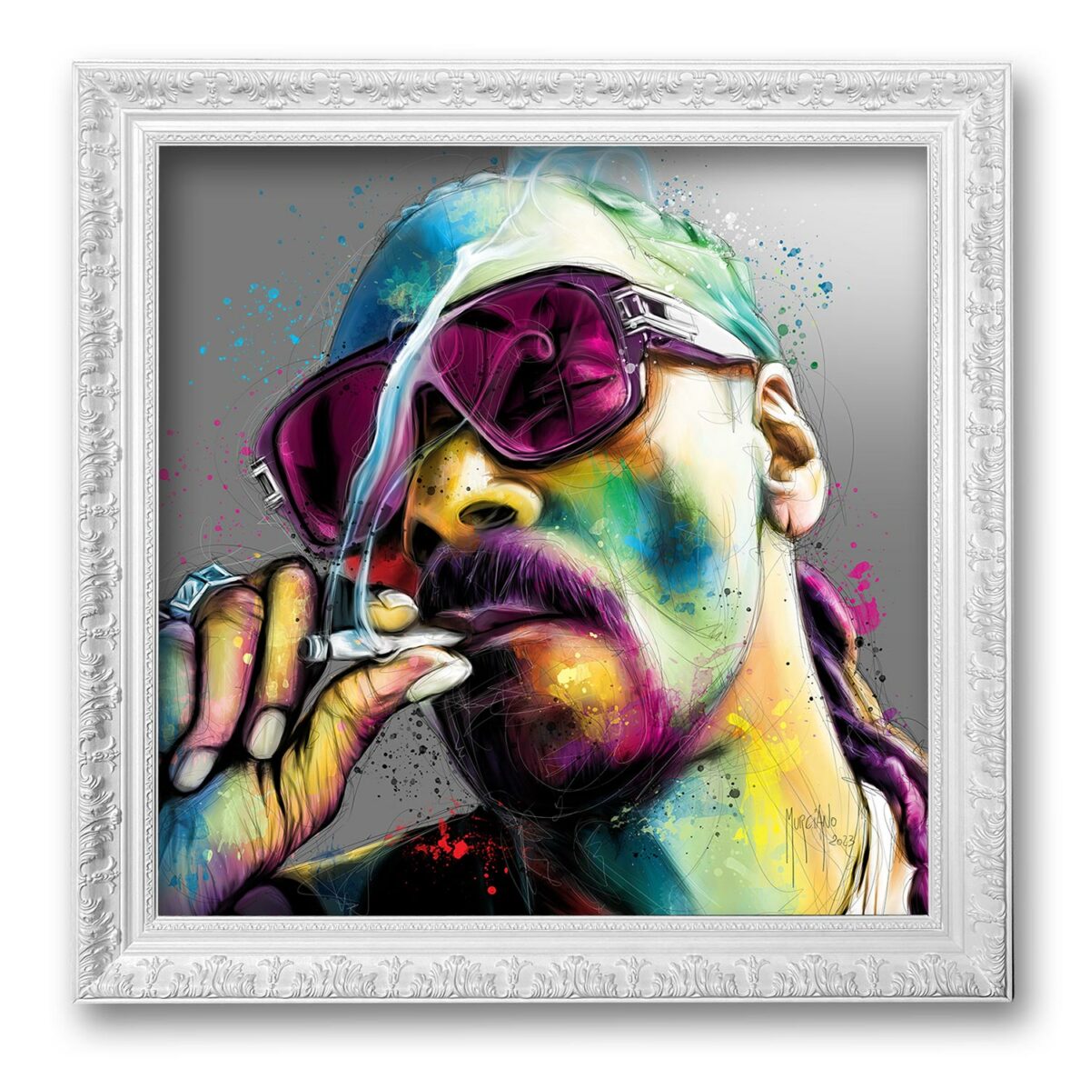Snoop-Dogg-toile-rap-us-peinture-oeuvre-tableau