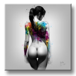 Skin Colors - Tableau peinture réalisé avec IA - Intelligence artificielle