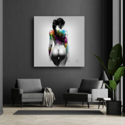 Skin Colors - Tableau peinture réalisé avec IA - Intelligence artificielle