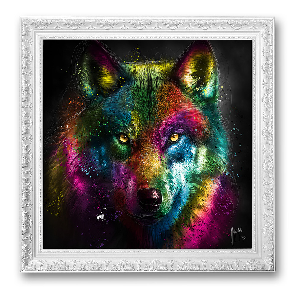 Wolf – Toile encadrée Prestige