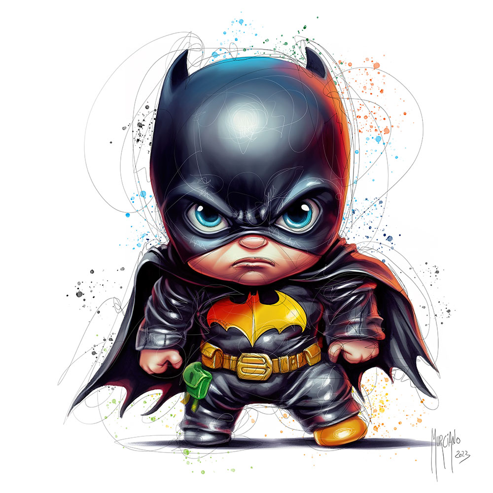 Poster – Super Baby Batman – 30x30cm