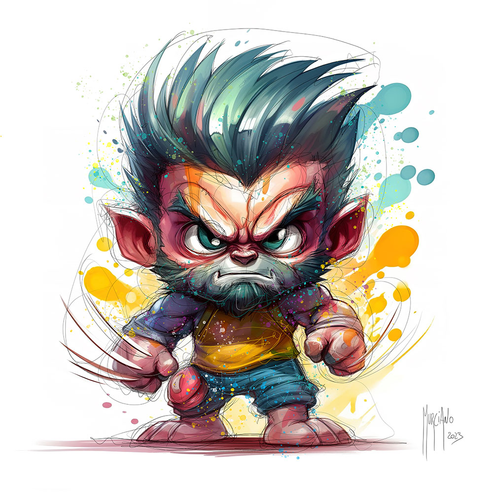 Poster Baby Wolverine