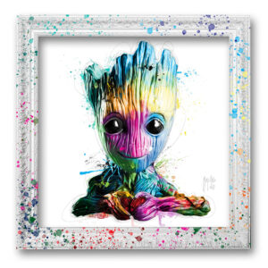 groot peinture toile art tableau oeuvre couleur