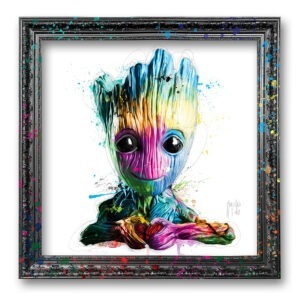 groot peinture toile art tableau oeuvre couleur
