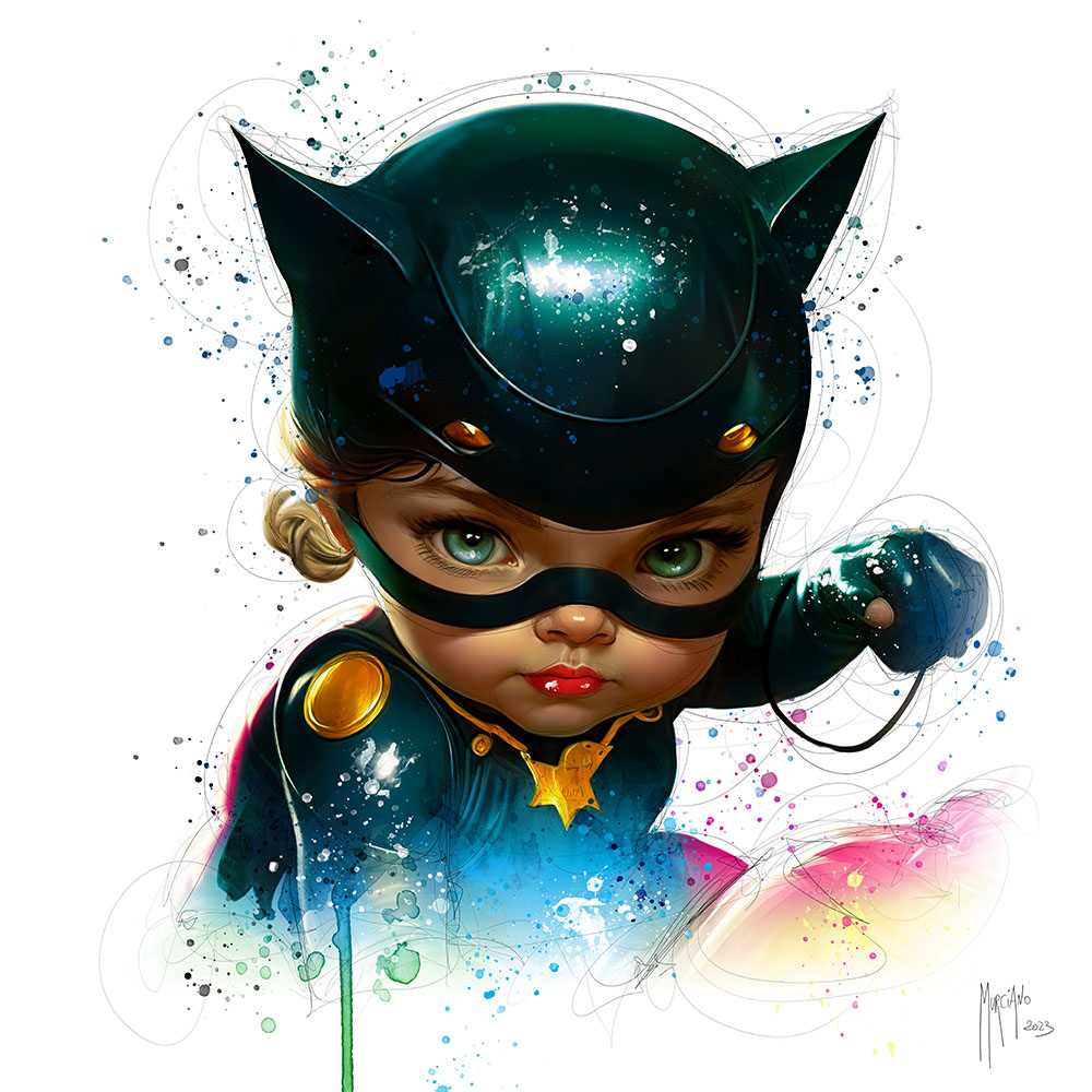 Poster – Super Baby Catwoman 2 – 30x30cm