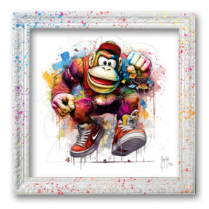 Air Force Kong - Donkey Kong Toile tableau peinture oeuvre new pop