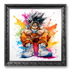 Goku and the Sneak'ART toile tableau peinture murciano oeuvre art