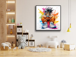 Goku and the Sneak'ART toile tableau peinture murciano oeuvre art