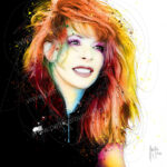Mylene farmer toile tableau oeuvre