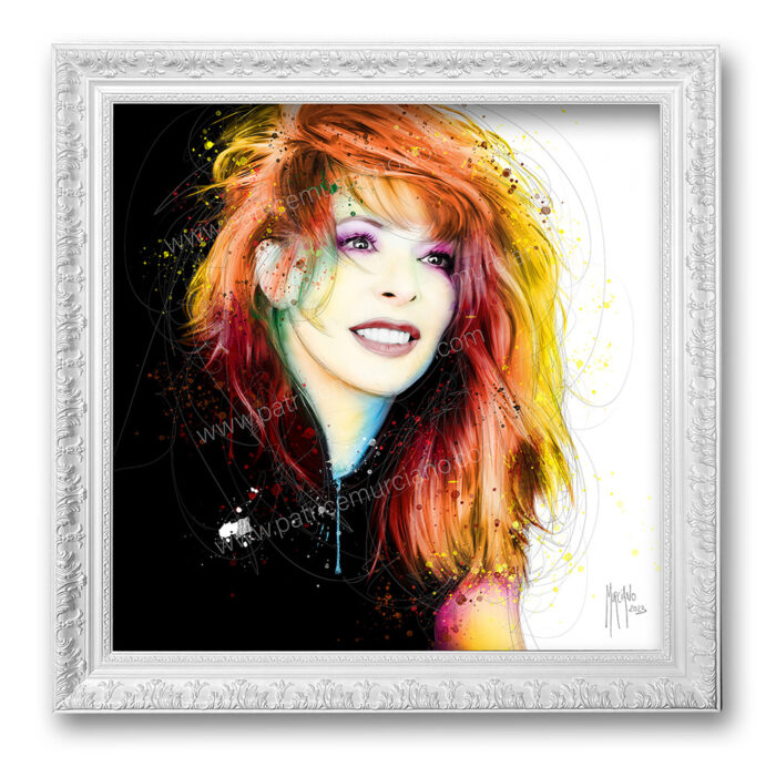 Mylene farmer toile tableau oeuvre
