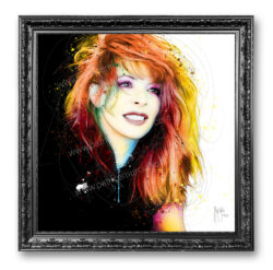 Mylene farmer toile tableau oeuvre