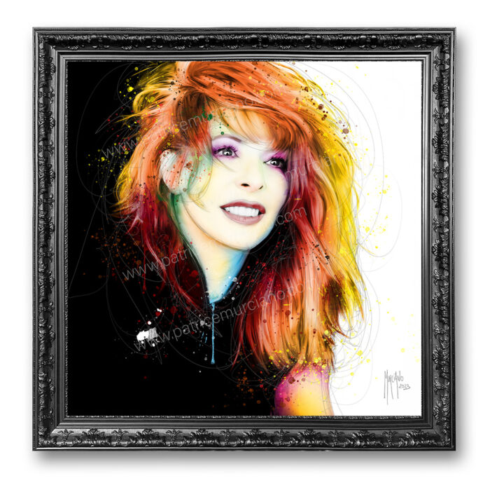 Mylene farmer toile tableau oeuvre