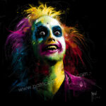 Beetle Juice toile tableau oeuvre artiste peintre peinture contemporaine moderne