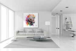 Punky Monky toile tableau plexiglass aludibond newpop