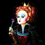 La reine de coeur ouevre toile tableau peinture new pop art