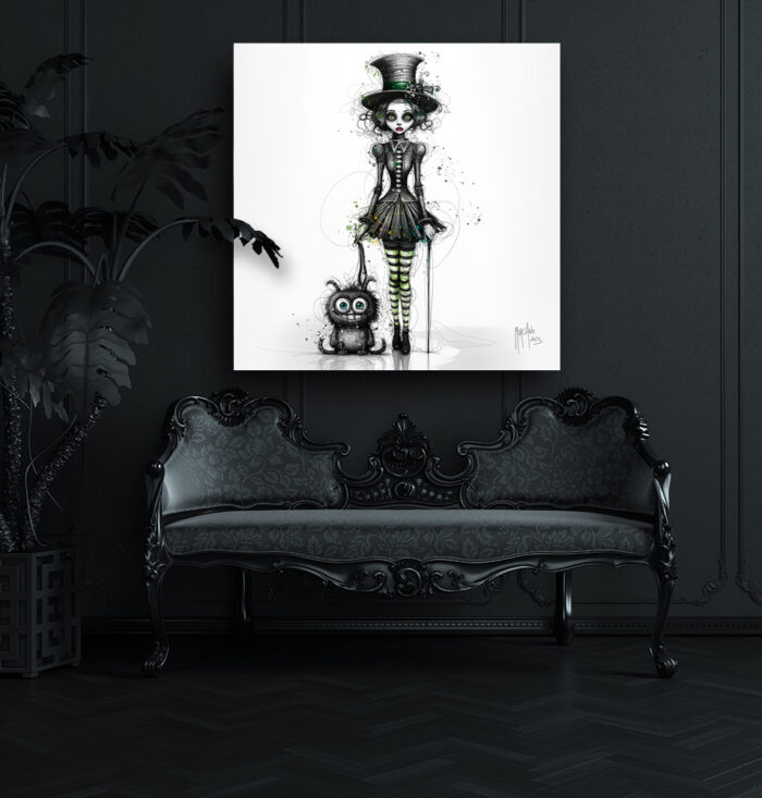 Miss Peregrine tim burton toile peinture tableau