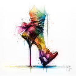 Mademoiselle poster tableau toile dibond oeuvre murciano