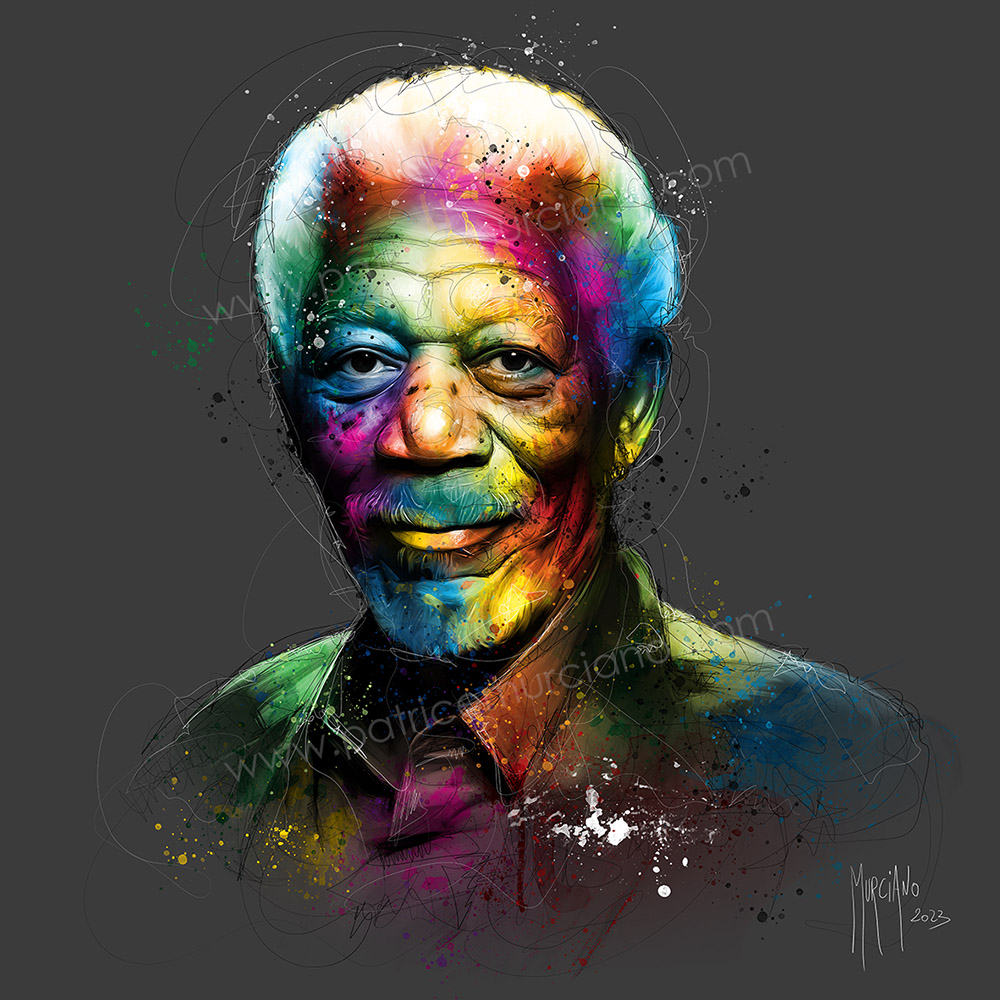 Morgan Freeman – Collector One 120x120cm