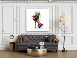 Mademoiselle poster tableau toile dibond oeuvre murciano