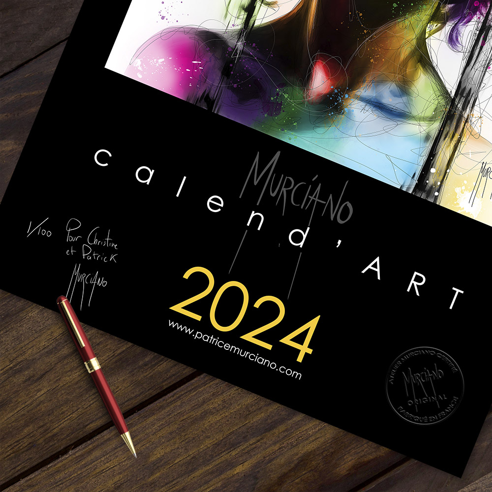Calendrier 2024 - Calend'Art - Galerie d'Art Murciano - Montpellier