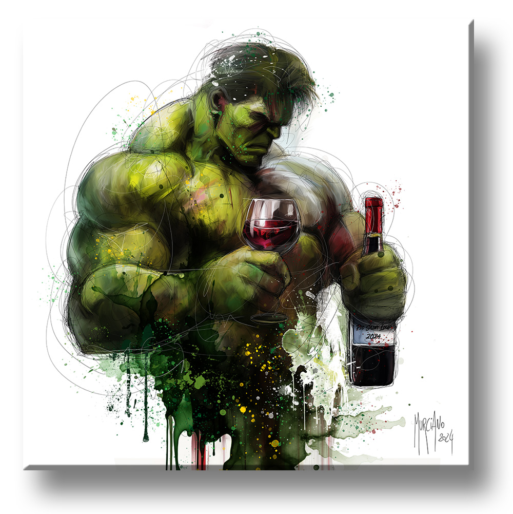 Chateau Marvel Hulk wine – Vernis 3D