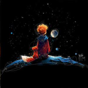 T-shirt le petit prince art