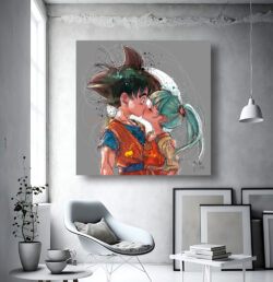 First kiss Son Goku Dragon ball Z