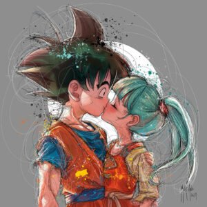 First kiss Son Goku Dragon ball Z