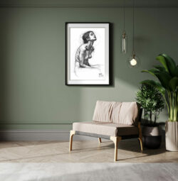 Natur’ELLE - 42x60cm - Dessin original – Image 2