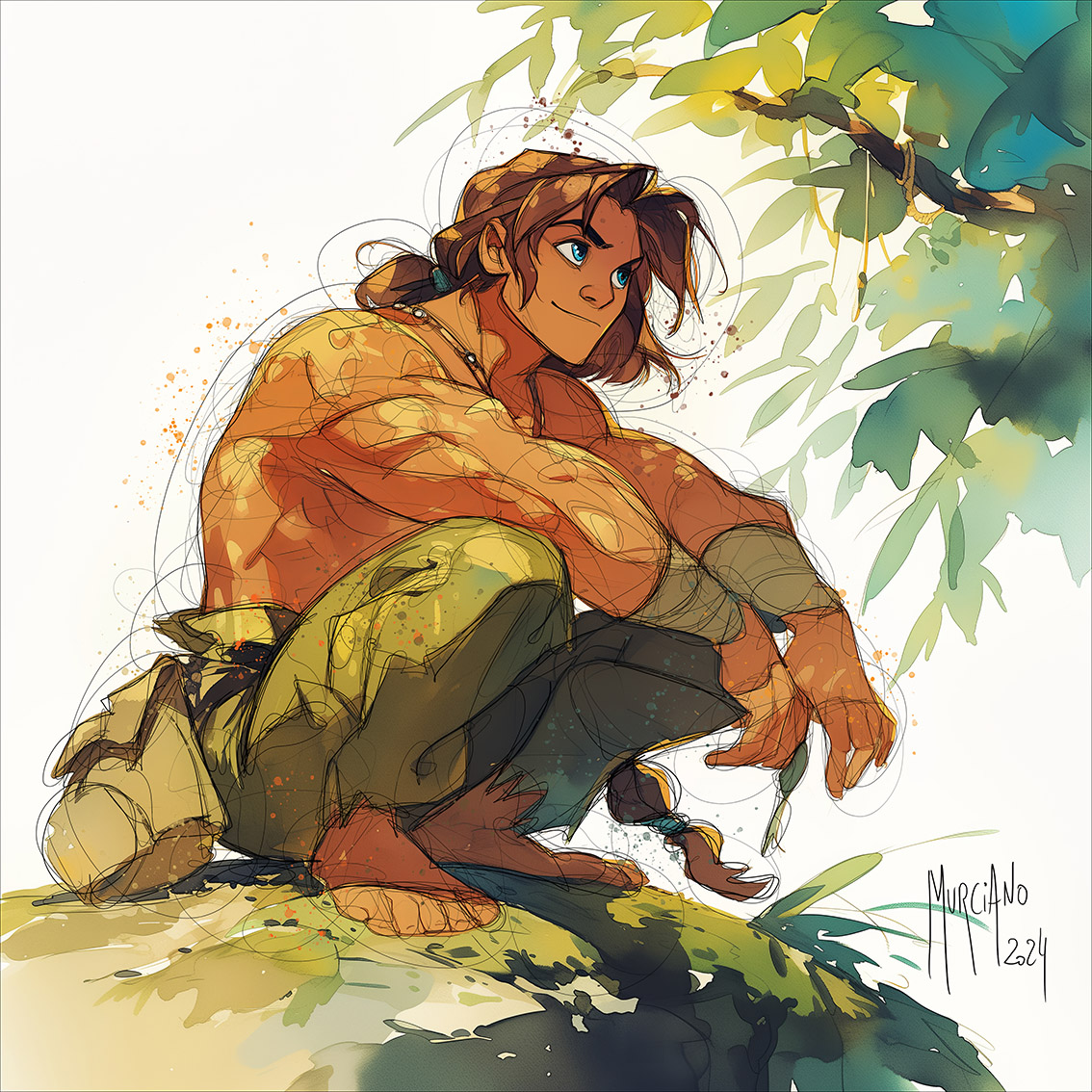 Tarzan – 40×40 cm