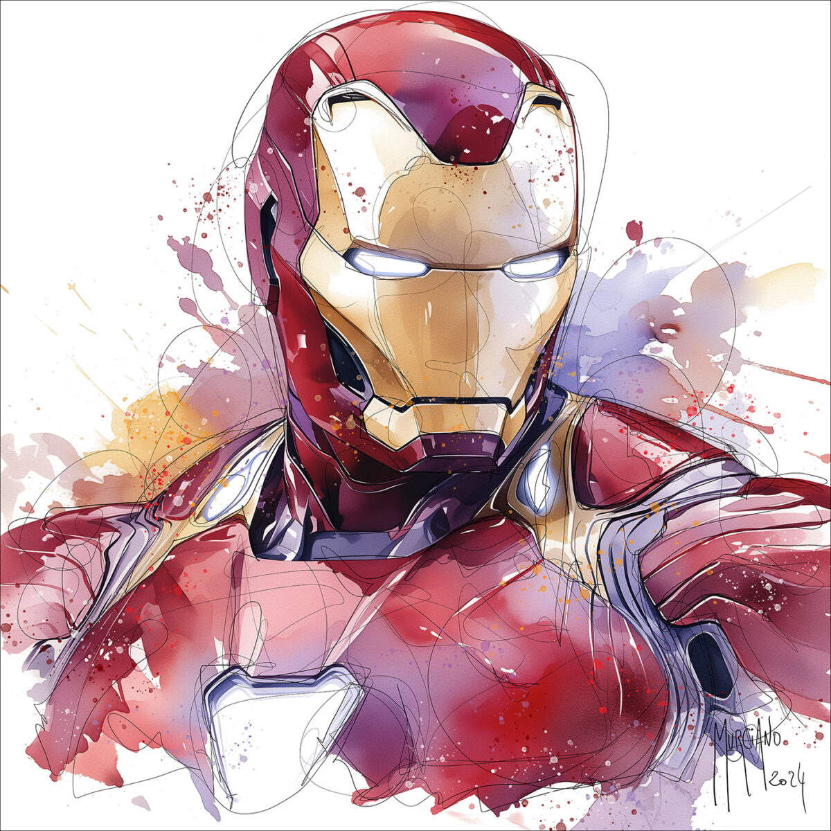 Iron Man – 40×40 cm